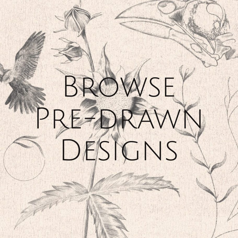 Browse pre-drawn designs Browse pre-drawn designs
